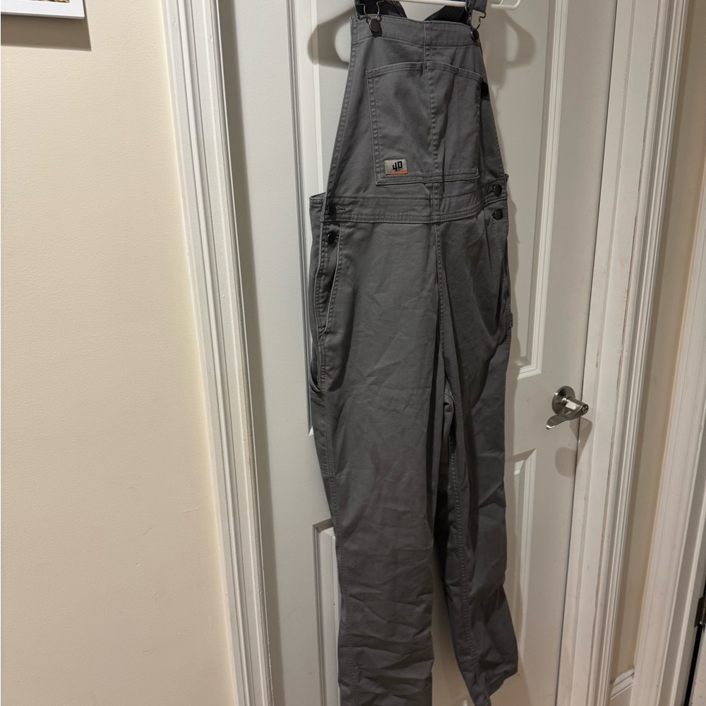 Duluth Trading Co. Gray Utility Overalls